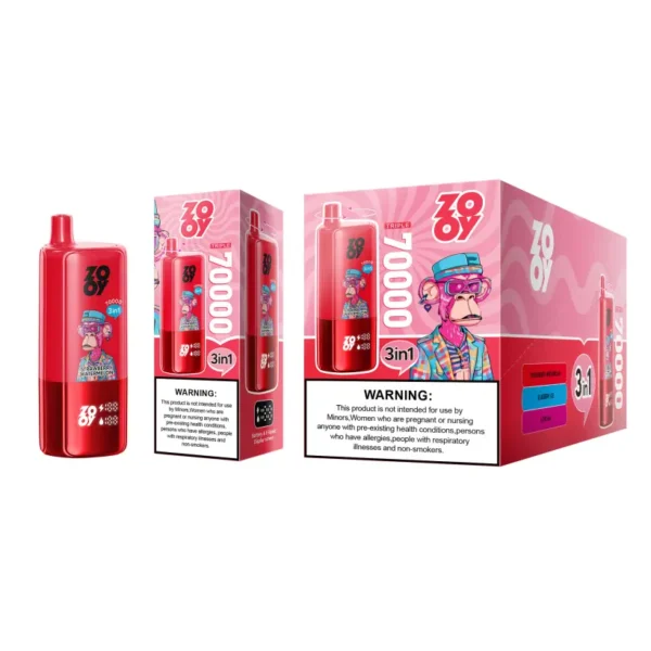 ZOOY 70K Puffs 70000 3 in 1 Tripli Sapori Vape Usa e Getta Spedizione Gratuita Magazzino UE