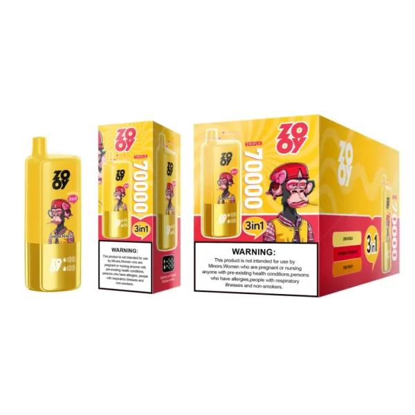 ZOOY 70K Puffs 70000 3 in 1 Tripli Sapori Vape Usa e Getta Spedizione Gratuita Magazzino UE