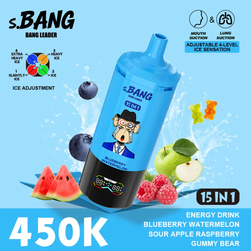 Bang Leader 450K Puffs 15 In 1 Sigaretta Elettronica Usa E Getta Multi Gusti Spedizione Gratuita 6 Bang Leader 450K Puffs 15 In 1 Sigaretta Elettronica Usa E Getta Multi Gusti Spedizione Gratuita