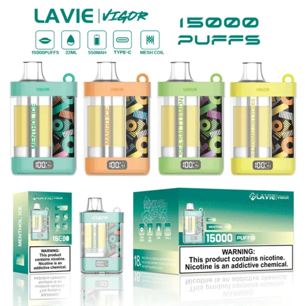 Lavie Vigor 15K Puffs 15000 Migliore Sigaretta Elettronica Usa E Getta Vendita All Ingrosso Spedizione Gratuita