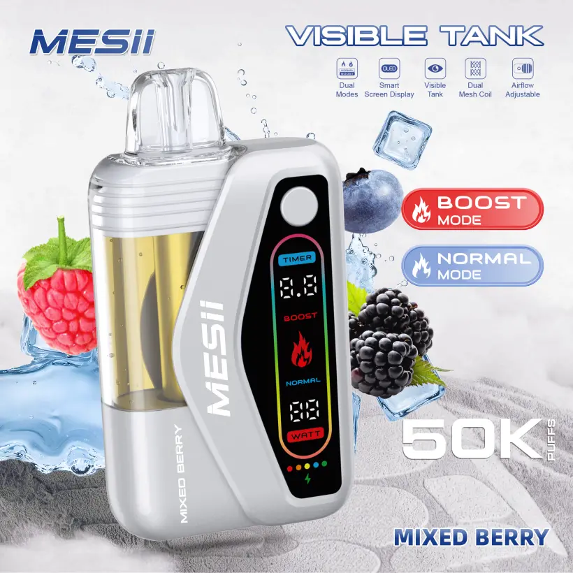 Mesii 50K Puffs Visible Tank Dual Mode Sigaretta Elettronica Usa E Getta 50000 Spedizione Gratuita 2 Mesii 50K Puffs Visible Tank Dual Mode Sigaretta Elettronica Usa E Getta 50000 Spedizione Gratuita