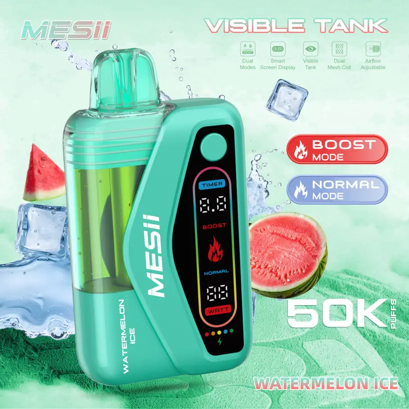 Mesii 50K Puffs Visible Tank Dual Mode Sigaretta Elettronica Usa E Getta 50000 Spedizione Gratuita 7 Mesii 50K Puffs Visible Tank Dual Mode Sigaretta Elettronica Usa E Getta 50000 Spedizione Gratuita