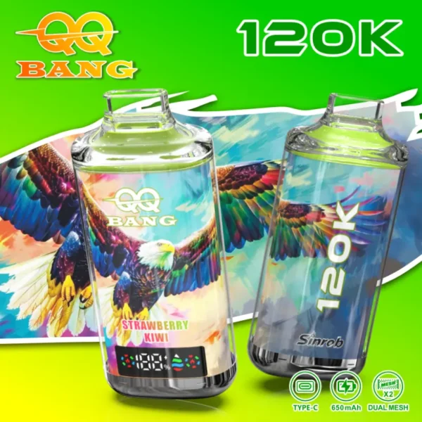 QQ Bang 120K Puffs Crystal Sigaretta Elettronica Usa E Getta Economica 120000 Spedizione Gratuita