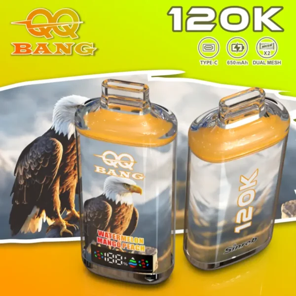 QQ Bang 120K Puffs Crystal Sigaretta Elettronica Usa E Getta Economica 120000 Spedizione Gratuita