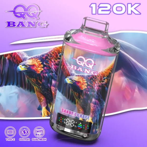 QQ Bang 120K Puffs Crystal Sigaretta Elettronica Usa E Getta Economica 120000 Spedizione Gratuita