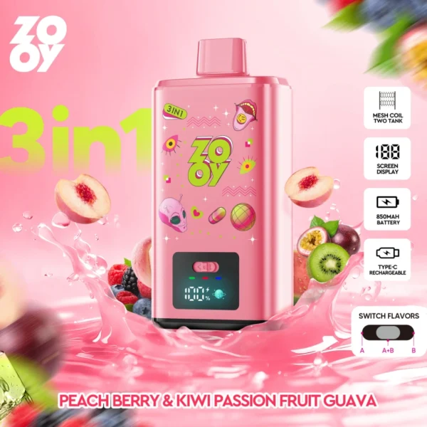 Zooy 150K Puffs 150000 Triple Gusti Vape Usa E Getta 3 In 1 Vendita All Ingrosso Magazzino UE