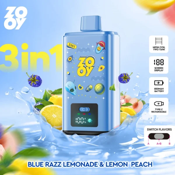 Zooy 150K Puffs 150000 Triple Gusti Vape Usa E Getta 3 In 1 Vendita All Ingrosso Magazzino UE