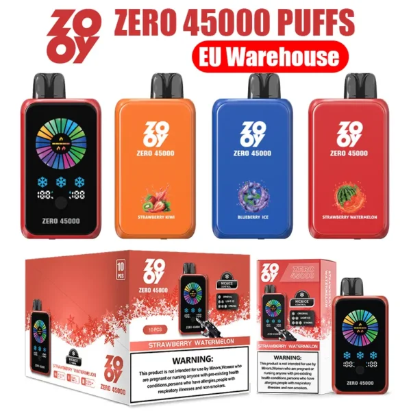 ZOOY ZERO 45K Puffs 45000 Controllo Nicotina E Ice Vape Usa E Getta Vendita All Ingrosso Magazzino UE