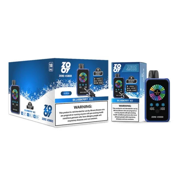 ZOOY ZERO 45K Puffs 45000 Controllo Nicotina E Ice Vape Usa E Getta Vendita All Ingrosso Magazzino UE