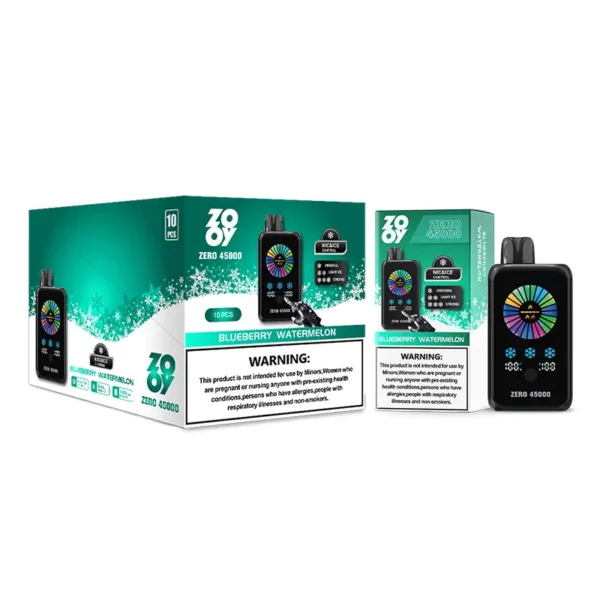 ZOOY ZERO 45K Puffs 45000 Controllo Nicotina E Ice Vape Usa E Getta Vendita All Ingrosso Magazzino UE
