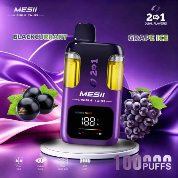 Mesii 100K Puff Visible Twins Doppi Gusti Crystal Vape Usa E Getta Spedizione Gratuita 11 Mesii 100K Puff Visible Twins Doppi Gusti Crystal Vape Usa E Getta Spedizione Gratuita