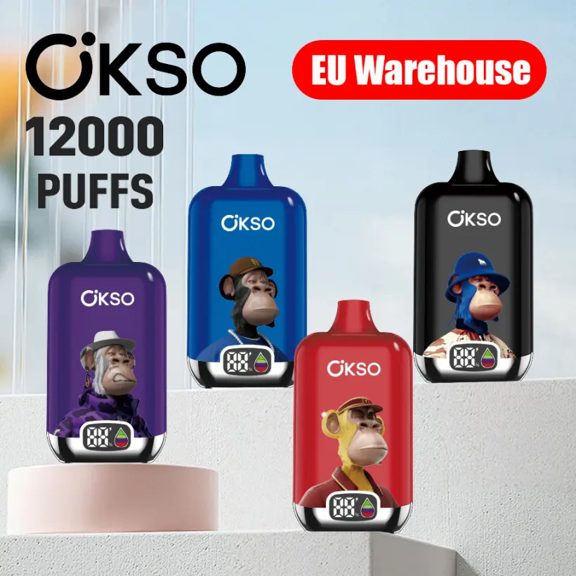 OKSO Digital 12000 Puffs 12k Vape Usa e Getta Magazzino UE 1 OKSO Digital 12000 Puffs 12k Vape Usa e Getta Magazzino UE