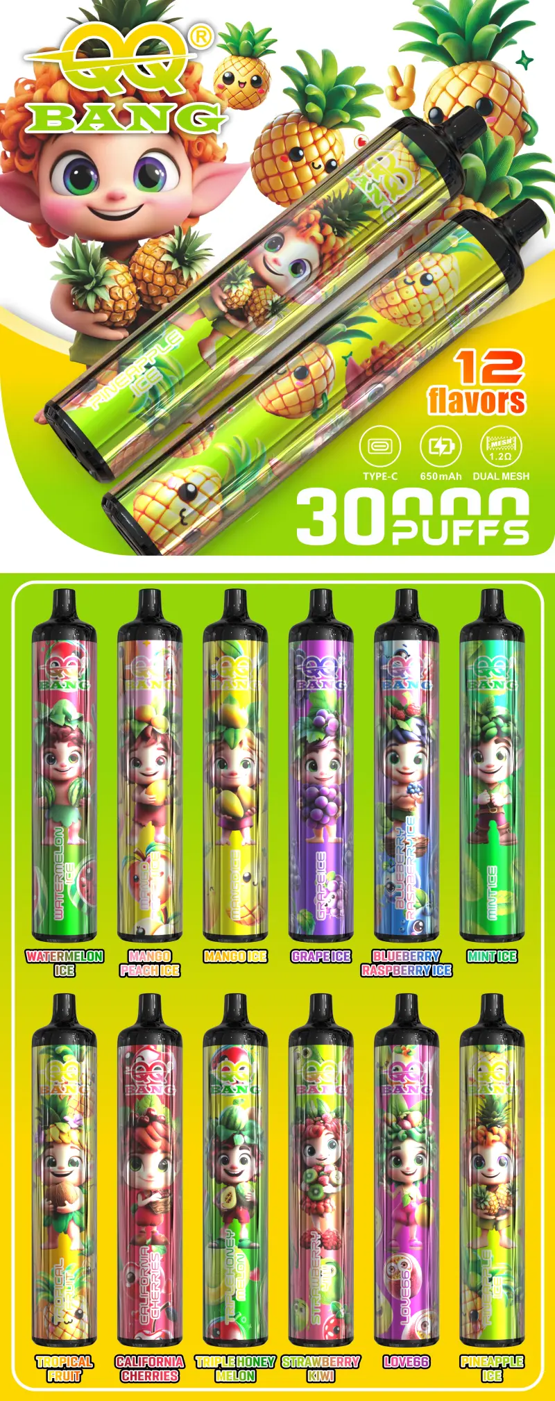 QQ Bang 30000 Puff 30K Vape Usa E Getta Economico Spedizione Gratuita 14 QQ Bang 30000 Puff 30K Vape Usa E Getta Economico Spedizione Gratuita