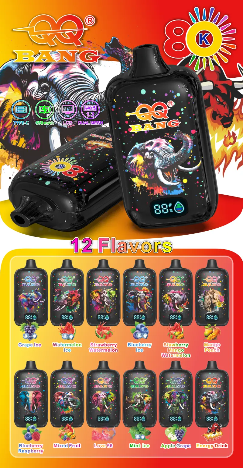 QQ Bang 80000 Puff 80K Ricaricabile Usa E Getta Vape Pen Spedizione Gratuita 16 QQ Bang 80000 Puff 80K Ricaricabile Usa E Getta Vape Pen Spedizione Gratuita