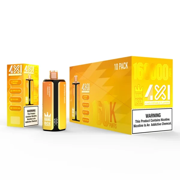Bang Box 160K Puff 4 in 1 Gusti Regolabili Vape Usa e Getta Negozio Spedizione Gratuita