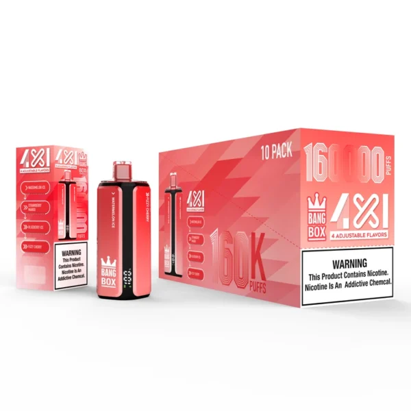 Bang Box 160k Puffs 4 in 1 Adjustable Flavors Disposable Vape Shop Free Shipping 03