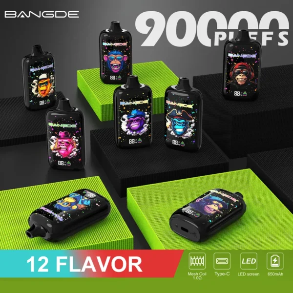 Bang DE 90000 Tiri Sigaretta Elettronica Usa E Getta 90K Ingrosso Liquido Per Svapo