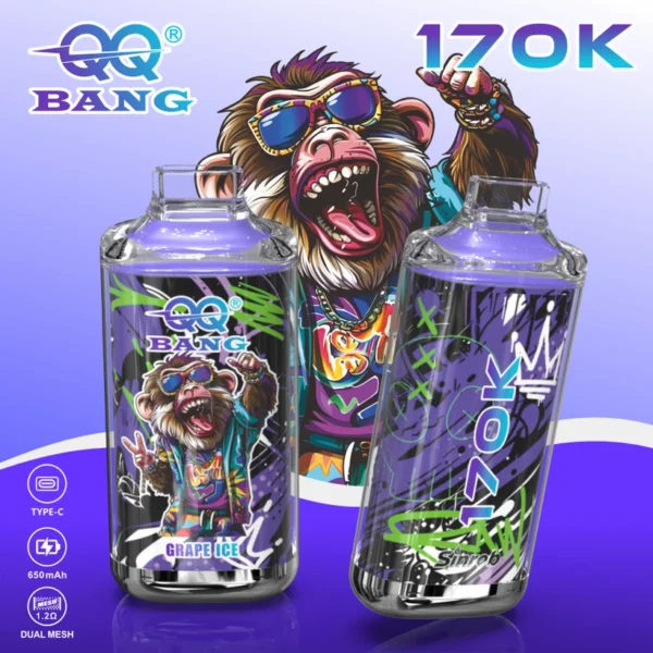 QQ Bang 170K Puff Crystal Vape Usa E Getta All’Ingrosso Prezzo Conveniente Spedizione Gratuita