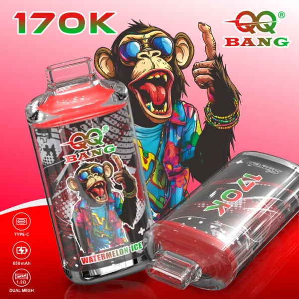 QQ Bang 170K Puff Crystal Vape Usa E Getta All’Ingrosso Prezzo Conveniente Spedizione Gratuita