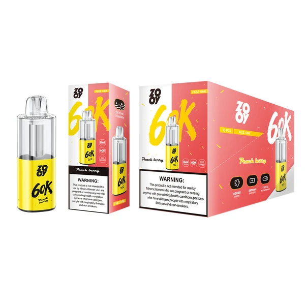 ZOOY 60K Puff Crystal Vape Usa E Getta Magazzino UE Spedizione Gratuita 5 ZOOY 60K Puff Crystal Vape Usa E Getta Magazzino UE Spedizione Gratuita