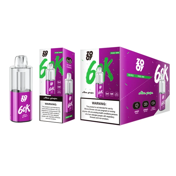 ZOOY 60K Puff Crystal Vape Usa E Getta Magazzino UE Spedizione Gratuita 4 ZOOY 60K Puff Crystal Vape Usa E Getta Magazzino UE Spedizione Gratuita