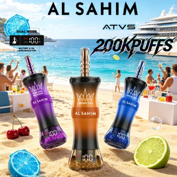 ATVS 200K Tiri Puffs AL SAHIM Shisha Vape