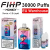 FIHP 30k Tiri 30000 Puff Monkey Refillable E Liquid Vape