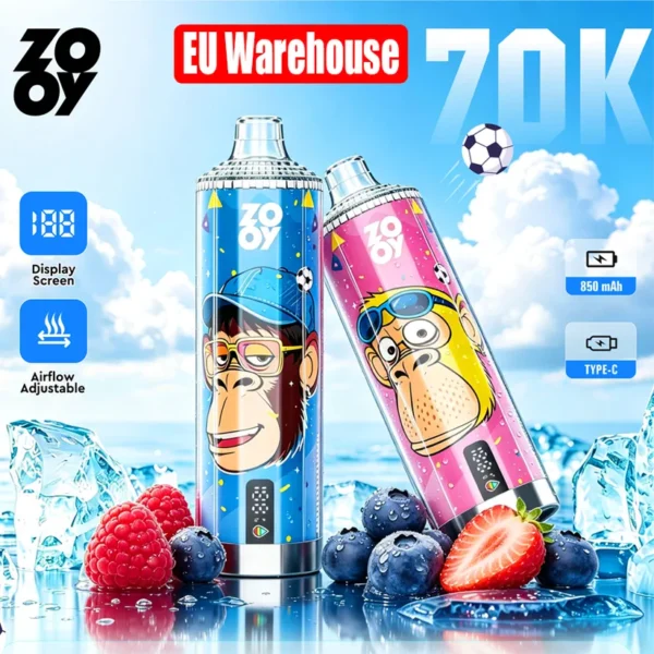 ZOOY 70K Tiri 70000 Puff Crystal Vape