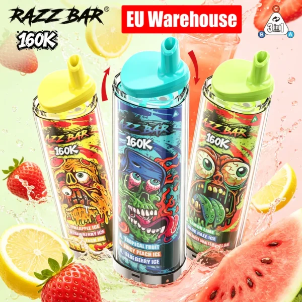 Razz Bar 160K Tiri Puff 3 in 1 Vape