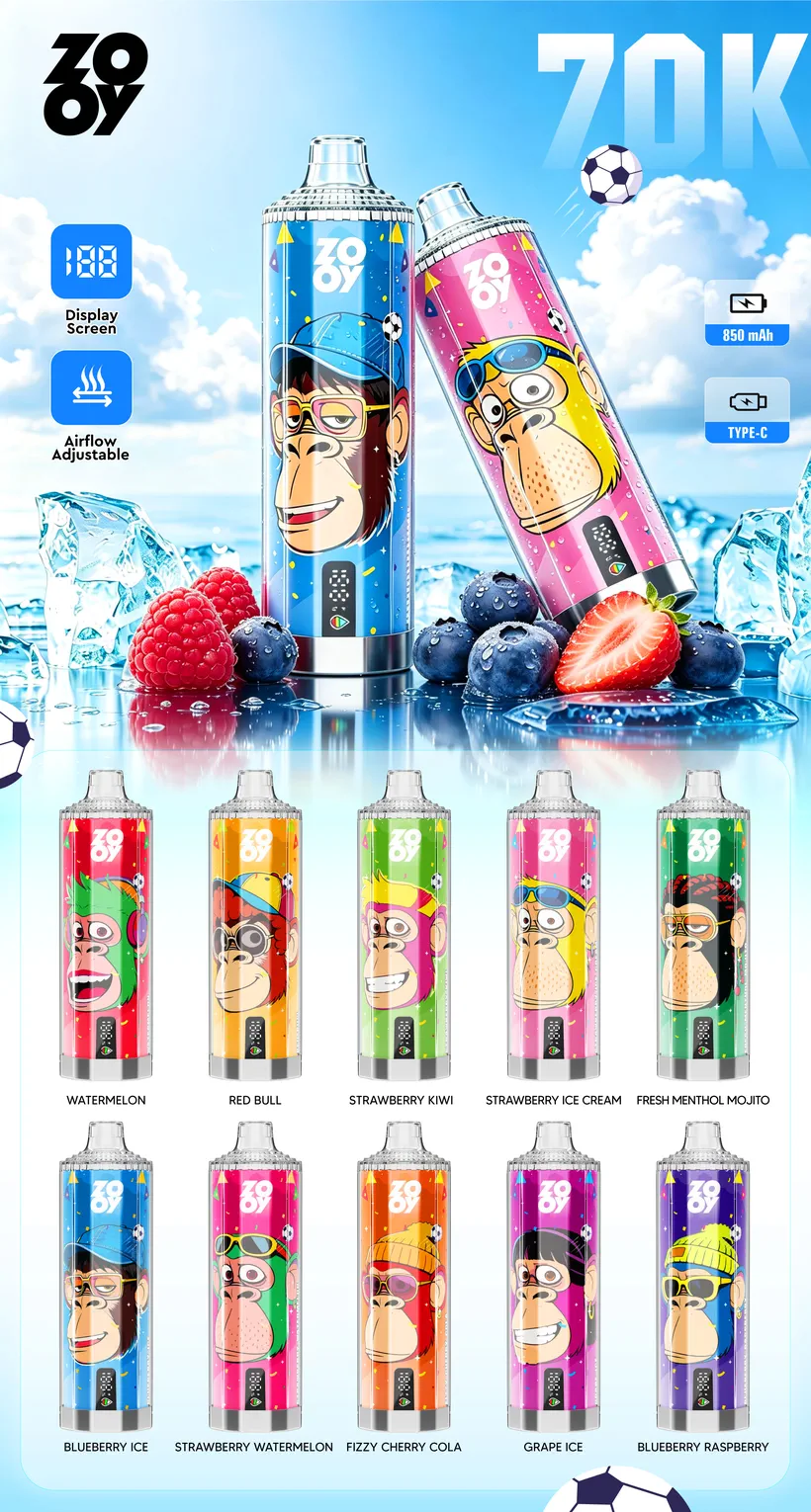 ZOOY 70K Tiri 70000 Puff Crystal Vape Sigaretta elettronica usa e getta magazzino Europa 16 ZOOY 70K Tiri 70000 Puff Crystal Vape