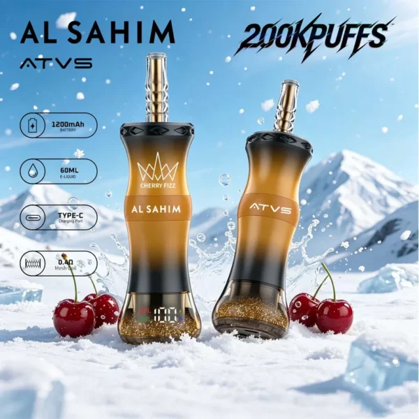 ATVS 200K Tiri Puffs AL SAHIM Shisha Vape