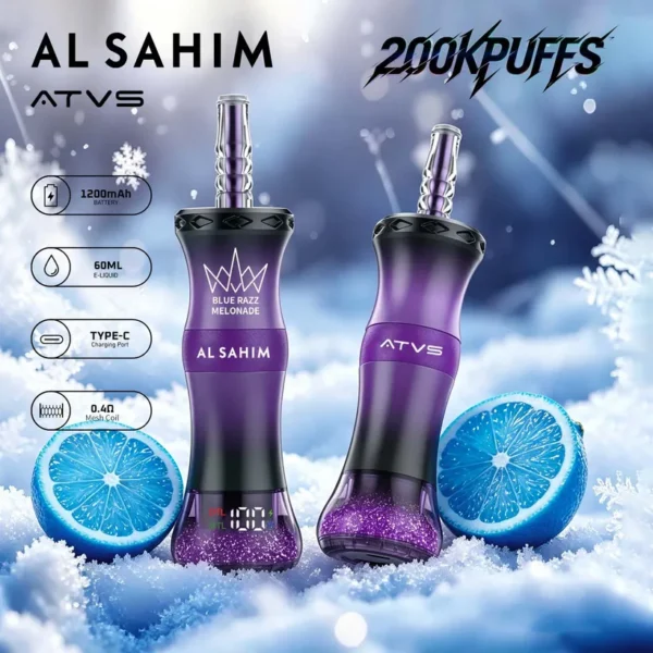 ATVS 200K Tiri Puffs AL SAHIM Shisha Vape