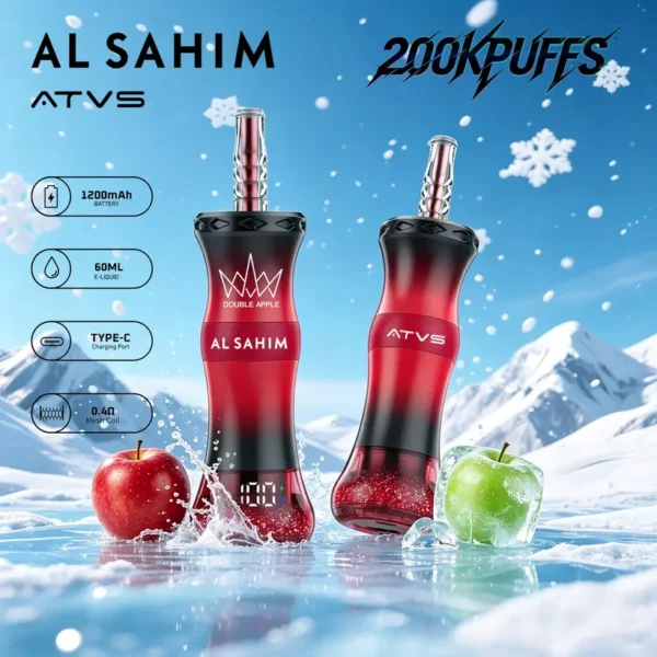ATVS 200K Tiri Puffs AL SAHIM Shisha Vape