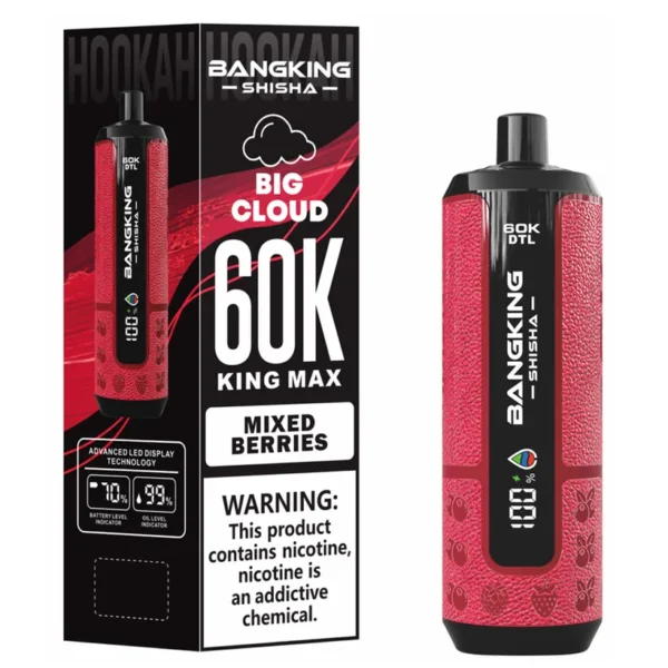 Bang King 60k Tiri 60000 Puffs Shisha Vape Vendita all'ingrosso Sigaretta Elettronica usa e getta 15 Bang King 60k Tiri 60000 Puffs Shisha Vape