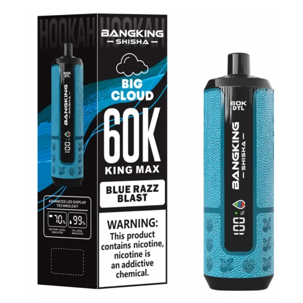 Bang King 60k Tiri 60000 Puffs Shisha Vape Vendita all'ingrosso Sigaretta Elettronica usa e getta 14 Bang King 60k Tiri 60000 Puffs Shisha Vape