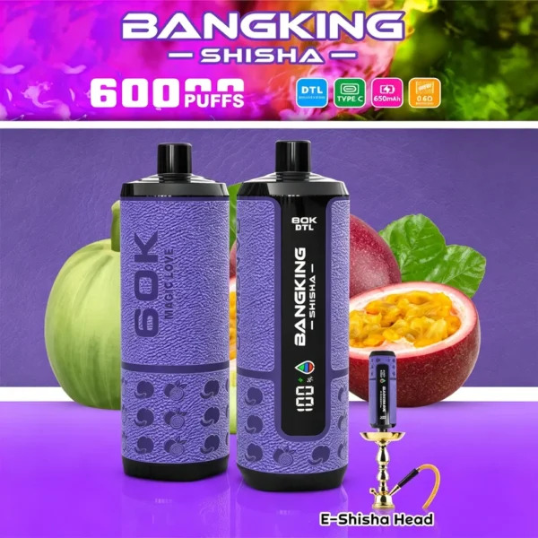 Bang King 60k Tiri 60000 Puffs Shisha Vape Vendita all'ingrosso Sigaretta Elettronica usa e getta 11 Bang King 60k Tiri 60000 Puffs Shisha Vape