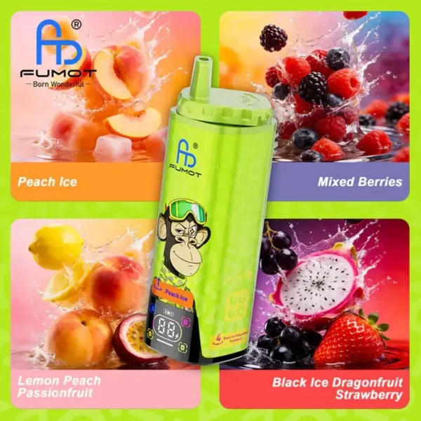 Fumot 80k Tiri Puffs ECO 4 in 1 Vape Vendita all'ingrosso Sigaretta Elettronica usa e getta