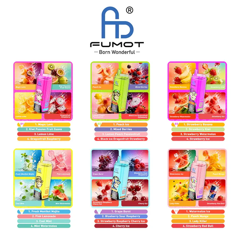 Fumot 80k Tiri Puffs ECO 4 in 1 Vape Vendita all'ingrosso Sigaretta Elettronica usa e getta 5 Fumot 80k Tiri Puffs ECO 4 in 1 Vape Vendita all'ingrosso Sigaretta Elettronica usa e getta