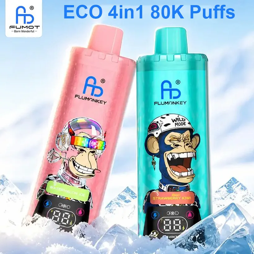Fumot 80k Tiri Puffs ECO 4 in 1 Vape Vendita all'ingrosso Sigaretta Elettronica usa e getta 3 Fumot 80k Tiri Puffs ECO 4 in 1 Vape Vendita all'ingrosso Sigaretta Elettronica usa e getta