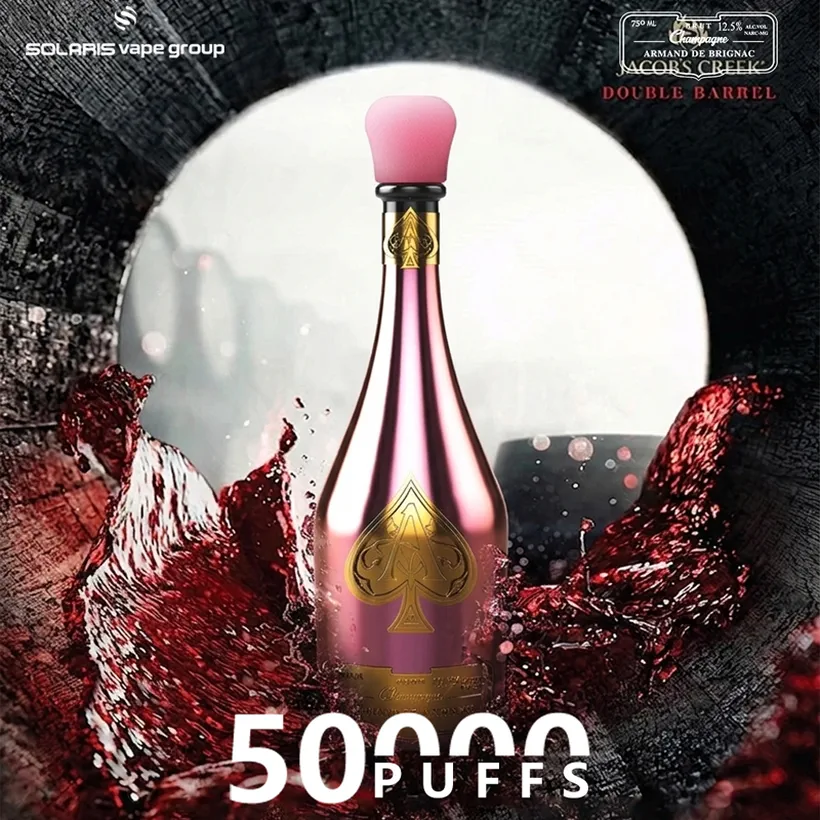 Solaris Champagne 50k Tiri 50000 Puffs Armand De Brignac Vape Vendita all'ingrosso Sigaretta Elettronica usa e getta 8 Solaris Champagne 50k Tiri 50000 Puffs Armand De Brignac Vape