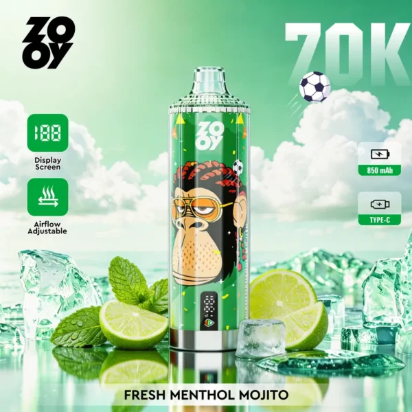 ZOOY 70K Tiri 70000 Puff Crystal Vape Sigaretta elettronica usa e getta magazzino Europa 15 ZOOY 70K Tiri 70000 Puff Crystal Vape