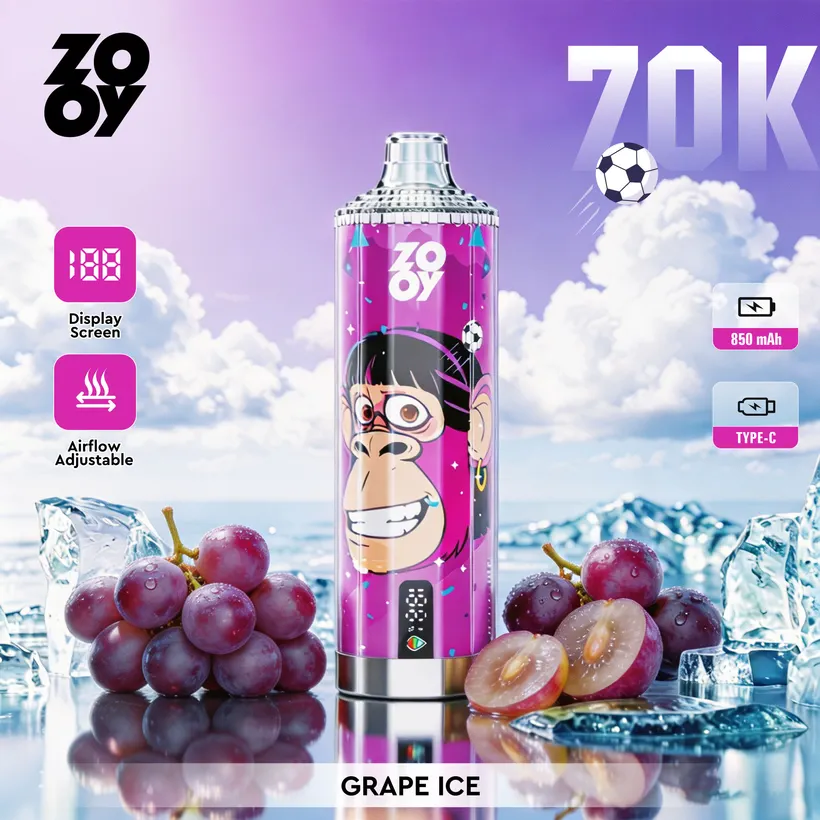 ZOOY 70K Tiri 70000 Puff Crystal Vape Sigaretta elettronica usa e getta magazzino Europa 6 ZOOY 70K Tiri 70000 Puff Crystal Vape