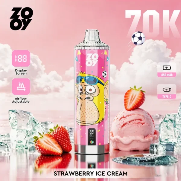 ZOOY 70K Tiri 70000 Puff Crystal Vape Sigaretta elettronica usa e getta magazzino Europa 12 ZOOY 70K Tiri 70000 Puff Crystal Vape