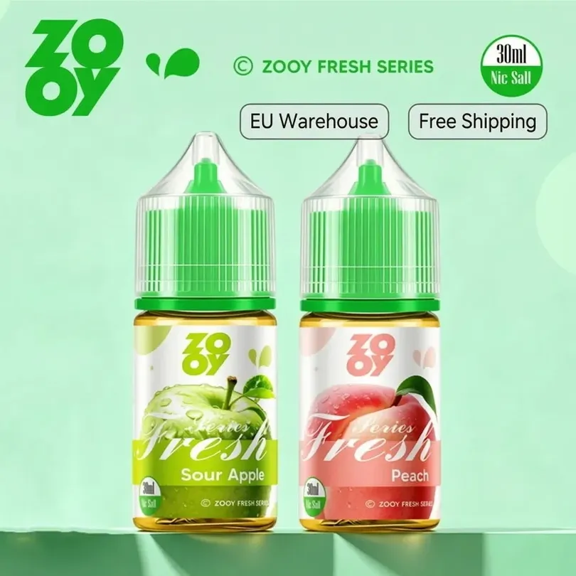 ZOOY E Liquid 30ML para Vape Venta al por mayor Fábrica original Almacén Europa 1 ZOOY E Liquid 30ML