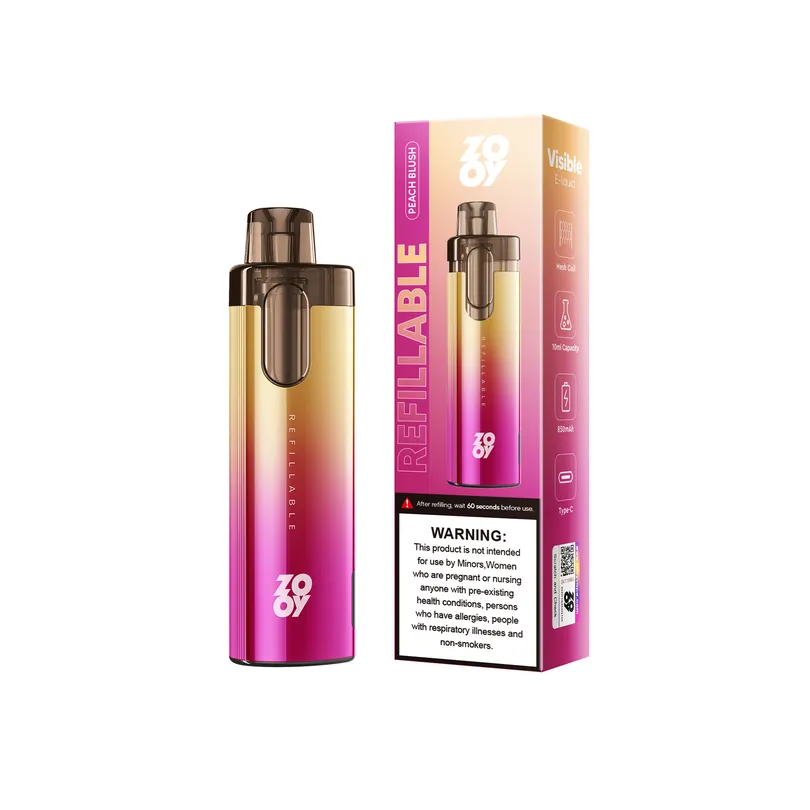 ZOOY Refillable Pod Vuoto Ricaricabile Serbatoio Liquido Visibile All'ingrosso Fabbrica Originale Vendita Online All'ingrosso 6 ZOOY Refillable Pod