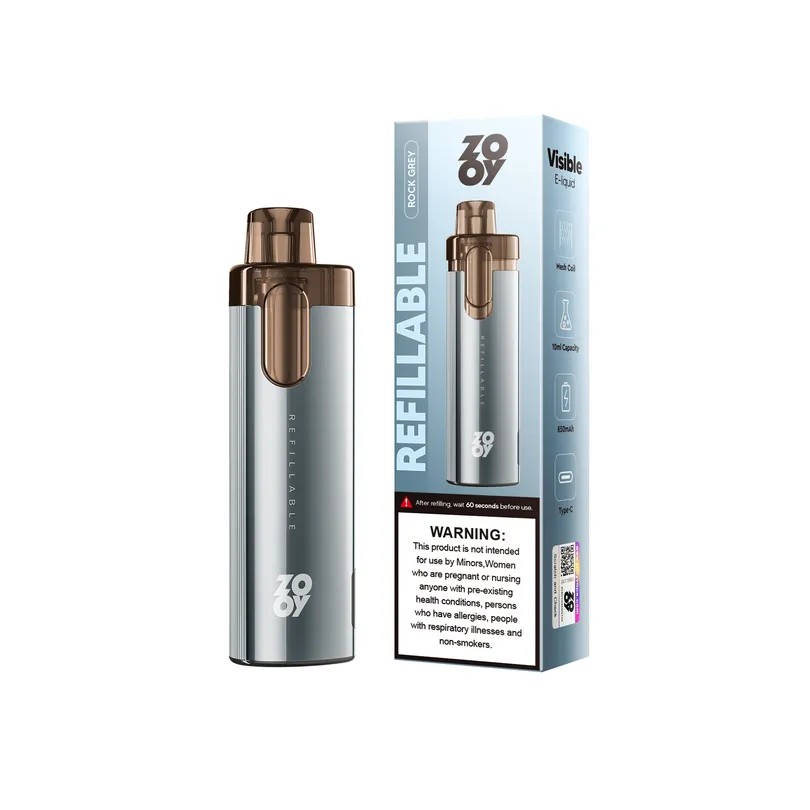 ZOOY Refillable Pod Vuoto Ricaricabile Serbatoio Liquido Visibile All'ingrosso Fabbrica Originale Vendita Online All'ingrosso 3 ZOOY Refillable Pod
