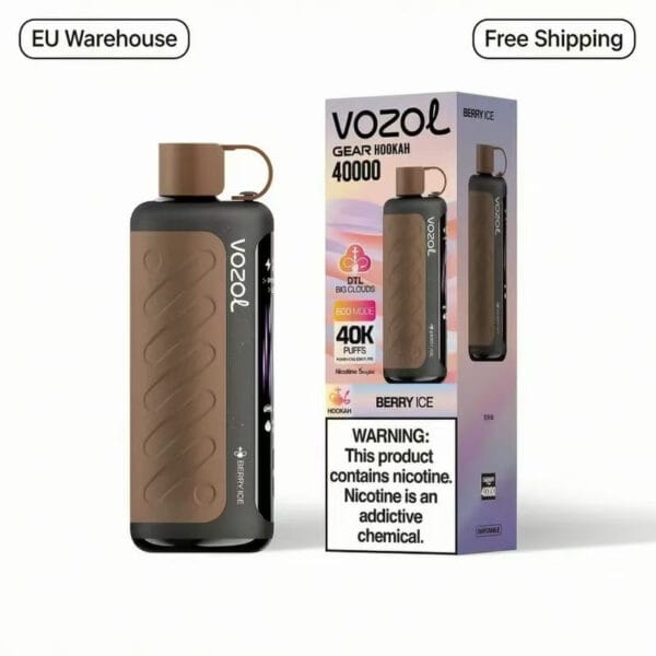 Cart 1 Vozol Gear Hookah 40000 Puffs